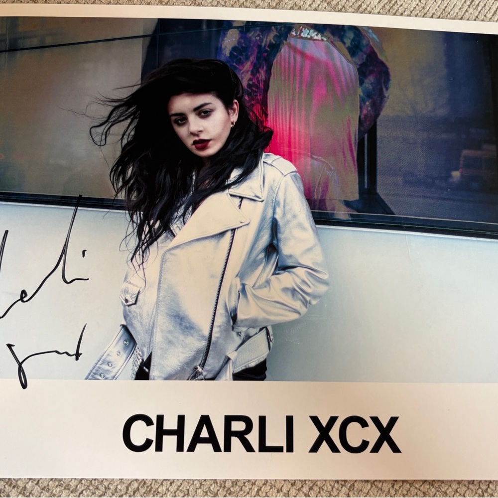Charlie XCX Autographed photo